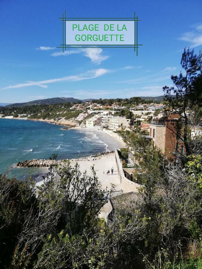 T2 Rez De Jardin 300M Plage De Beaucours Sanary Sur Mer Exteriér fotografie